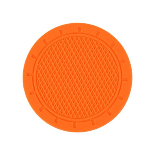 Car Coasters Anti Slip PVC Cup Holder Insert Mats 2.76" Diameter Compact Cup Holders Universal Car Interior Vehicle Accessories
