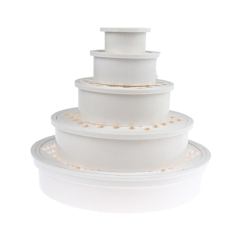 Insert Type Simple Floor Drain Pvc 50-200 Round Pipe End Cap Filter Net Air Vent