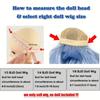 High Temperature Silk BJD Doll Hair 1/3 & 1/4 & 1/6 Doll Hair Wig Bjd Doll Wig  Doll Accessories