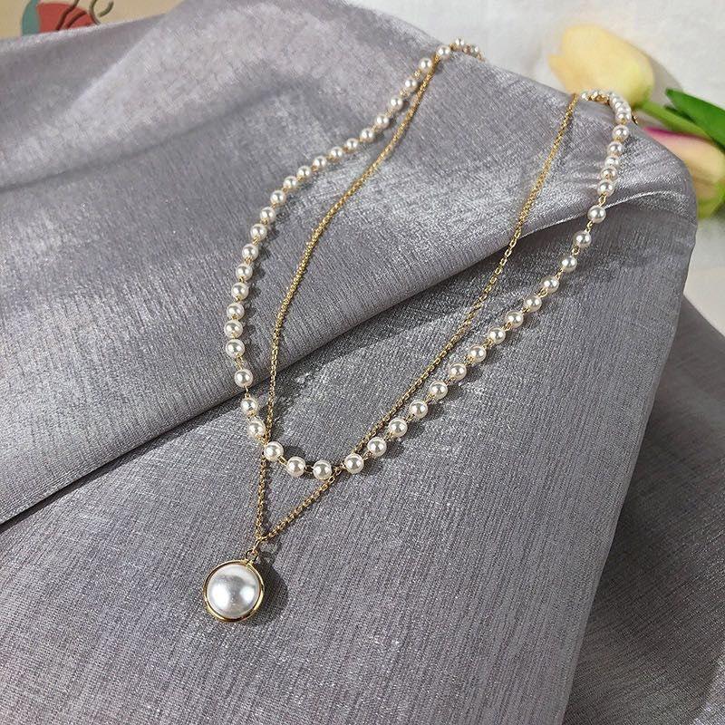 Korean High-End Pearl Clavicle Necklace - Versatile Spring/Summer Women's Jewelry