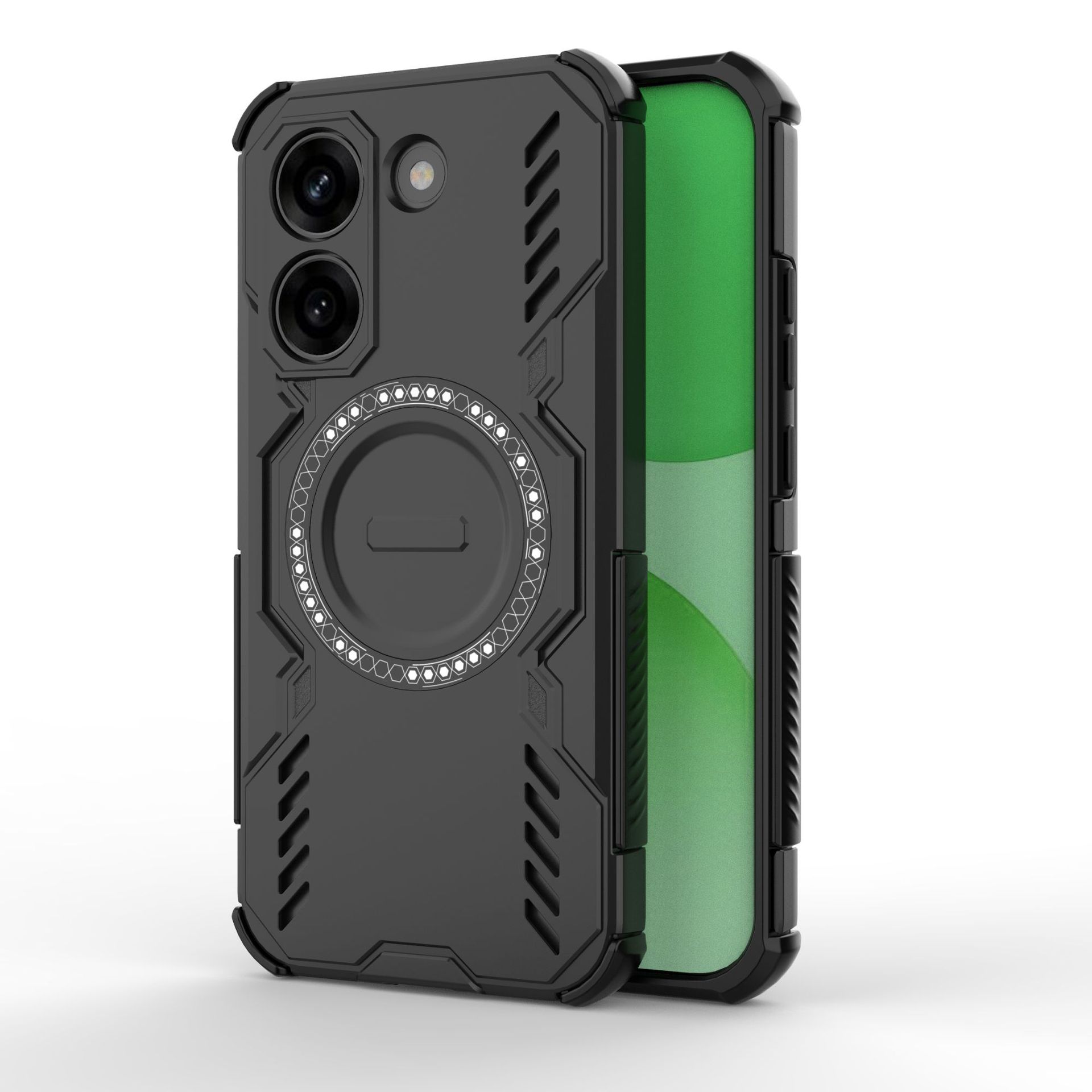

For Xiaomi Redmi Turbo 5/Poco X8 Pro Magnetic Case,Heat Dissipation Shockproof Phone Cover for Xiaomi Redmi Turbo 5/Poco X8 Pro чёрный
