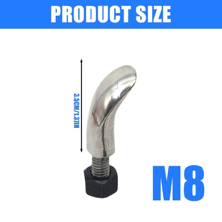 2pcs Car Dent Repair Tool Head Stainless Steel Dent Removal Tool Heads Dent Remover Heads 360 Degree Steering