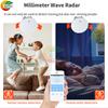 Smart Life Zigbee Human Presence Detector 5.8G/24G Tuya Wifi MmWave Radar Pir Montion Sensor With Luminance Detection