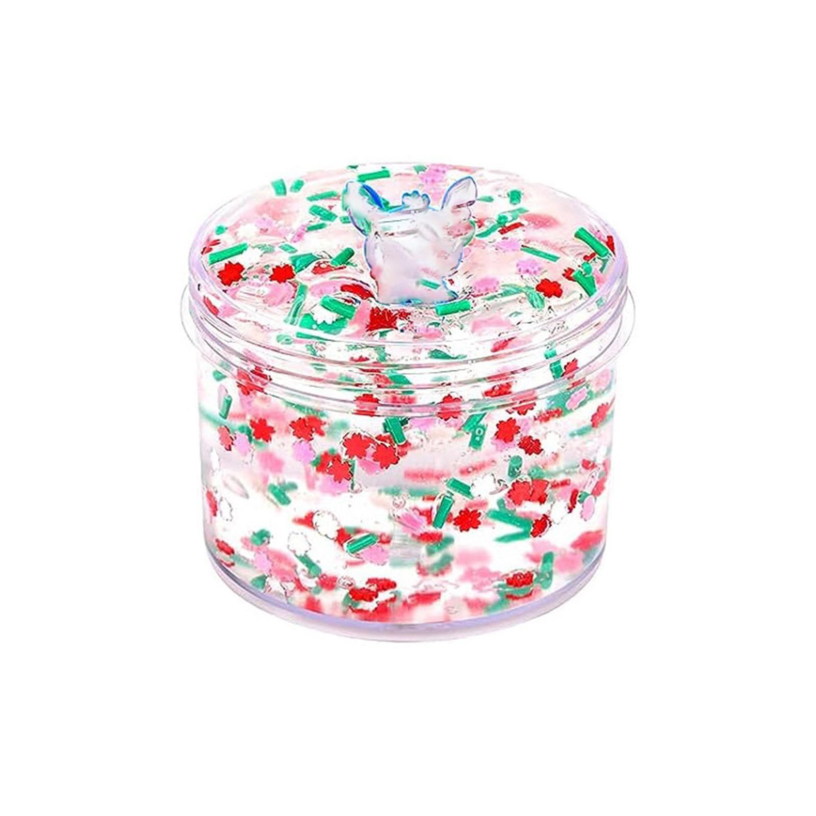 

9 наборов прозрачных кристальных слаймов, супермягкий глянцевый желеобразный хрустящий клей для слайма One Size белый