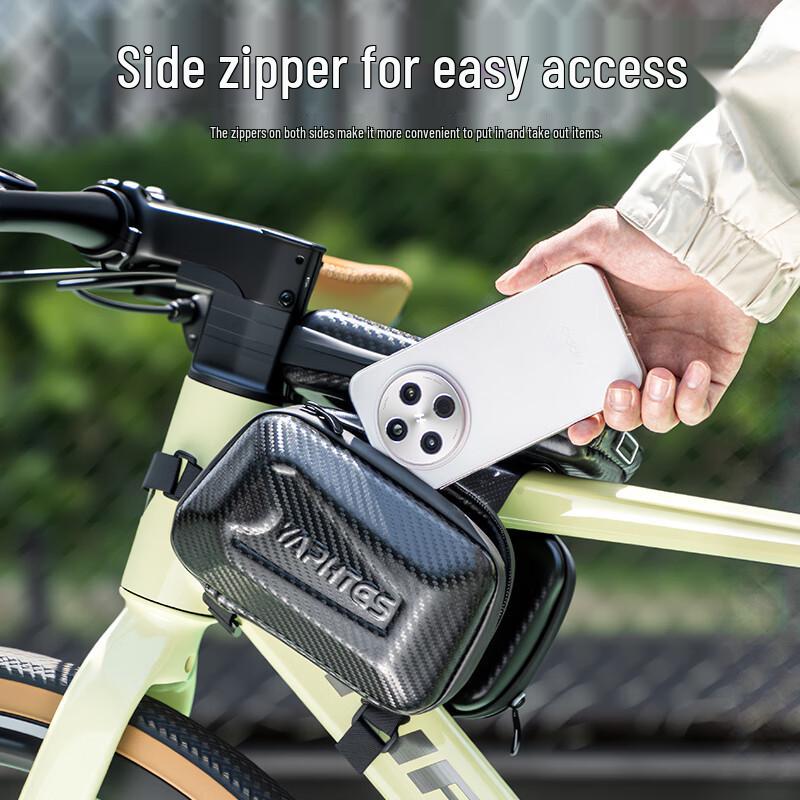 Yaphtes 3-in-1 Waterproof Bicycle Frame Bag with Touchscreen