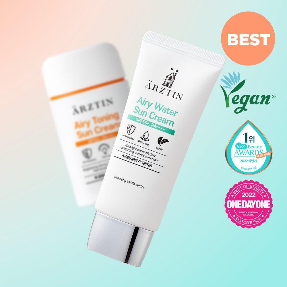 

Arztin Airy Water Sun Cream SPF50+, PA++++ 60ML