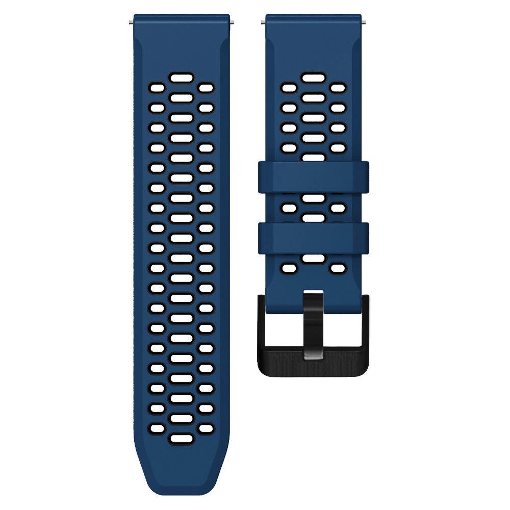 Cinturino in Silicone Traspirante Bicolore per Orologi Suunto 9/7, D5 e Spartan Sports, 24mm