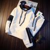 Men's Trendy Spring & Autumn Casual Suit: Stylish Korean Jacket & Sweater Set
