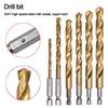 High Hardness 1.5mm-10.0mm Hex Shank Cobalt Twist Drill Drilling Tools Twist Drill Bit Drill Bit