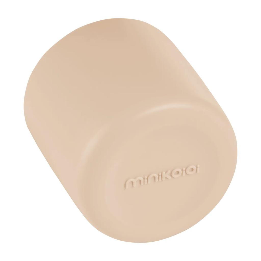 Silicone Cup for Children 180 Ml 6m+ MinikOiOi Beige