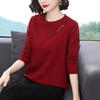 Womens Long Sleeve T Shirt With Polyester Fabric Casual Comfortable For Spring Autumn