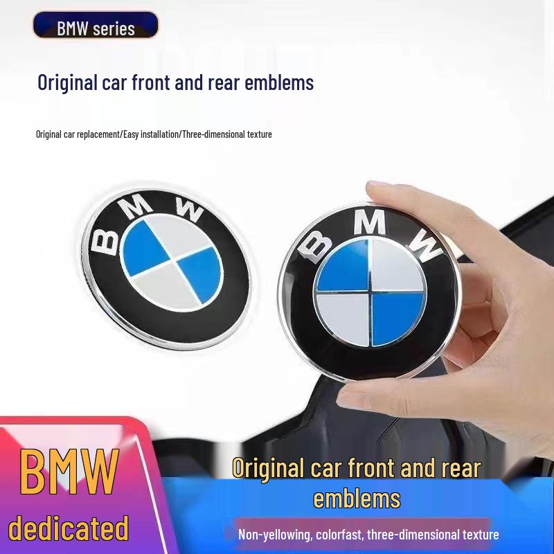 

Комплект переднего и заднего логотипов BMW: 82 мм Синий/Белый Перед, Черный Низ; 74 мм Синий/Белый Задний, Модифицированный Дизайн. Blue White 74mm Rear Emblem