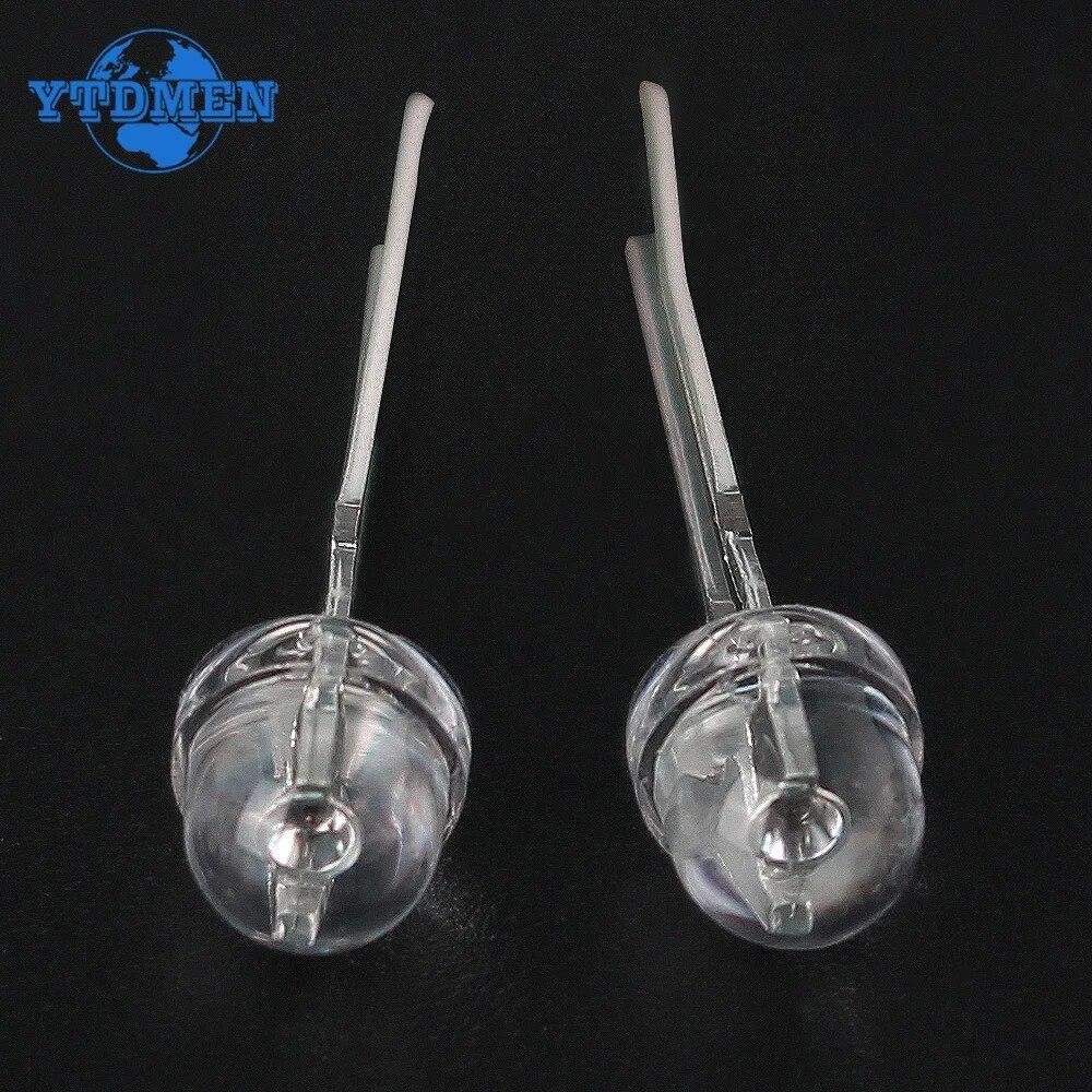 50-200PCS 5mm Straw Hat LED Diode Kit Super Bright F5 Power Light Emitting Diodes Blue Green Red Yellow White DIY