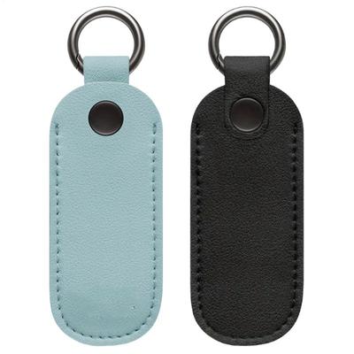 Bolsa de Couro para Pen Drive Capa Protetora Saco de Armazenamento Estojo para Pen Drive Chaveiro Porta-Chaves Acessórios Digitais