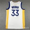 Custom Embroidered Basketball Jersey Warriors 30 Curry 11 Thompson 22 Wiggins Unisex Sportswear Court Practice Training