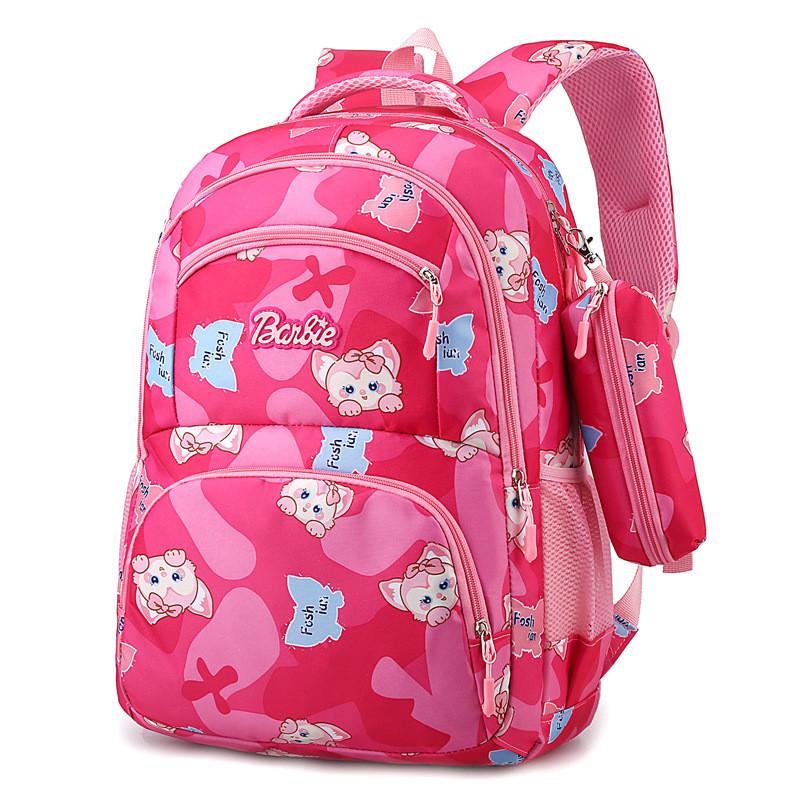 Patterned Child Linabell Backpack Student Schoolbag Large Capacity Breathable