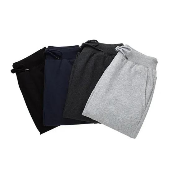 Women Jogging Pants Elastic Drawstring Waist Solid Color Sport Trousers with Pockets Exercise Gym Pants Streetwear