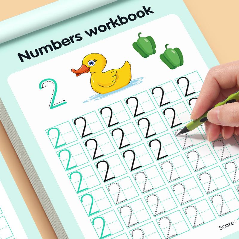 A Workbook for Tracing Numbers from 0-100: Handwriting Textbook Learning Math Book Writing For Kids