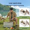 Jingdong JZ 48L Outdoor Foldable Storage Box with Wooden Lid