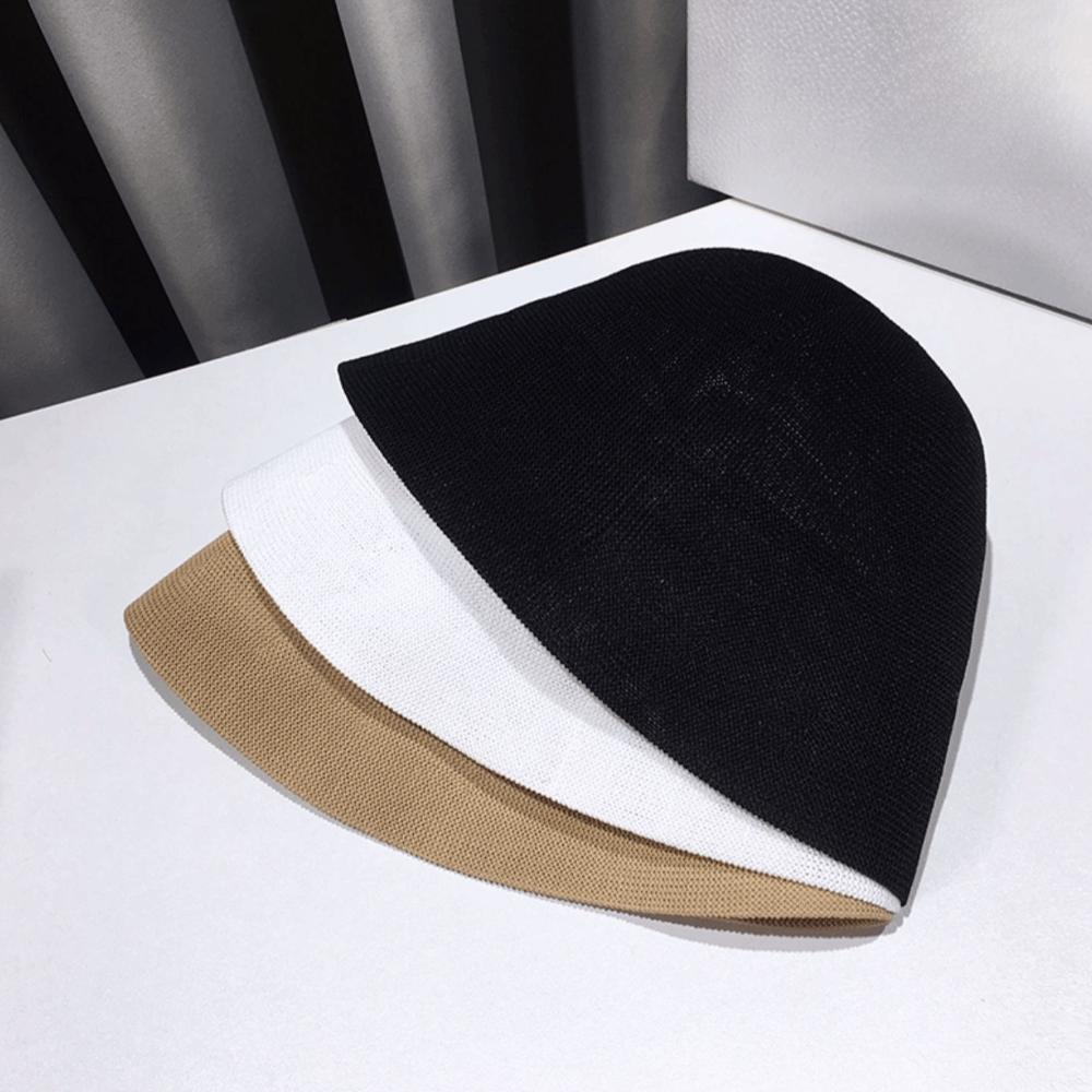 Wide Brim Breathable Linen Sun Hats Cotton Material Floppy Hat Beach Bucket Hat Outdoor Activities