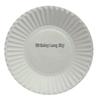 Disposable White Round Thickened Paper Plates