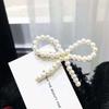 Y2K Korean White Pearl Bowknot Hairpin Hair Clips for Women Girl Elegant  Fashion Geometric Hair Barrettes Hair Accessories