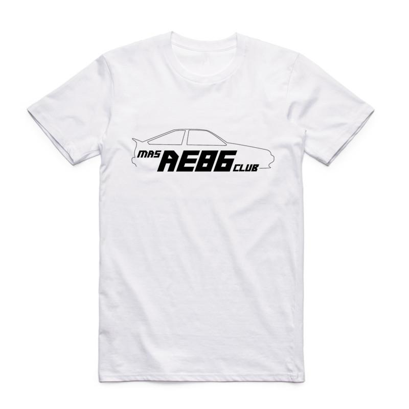 2026 Men Print Drift Japanese Anime Fashion T Shirt Short Sleeves O Neck Summer Cool Casual AE86 Initial D Homme Tshirt