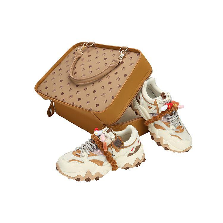 FILA Oakmont 2 Tiramisu Low-Top Dad Shoes Women sneaker Cloud-Brown F12W212141FCR