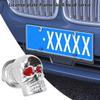 2pcs Bolt Screws Skull License Plate Frame Motorcycle Motorcycle Skull License Plate Frame Bolt