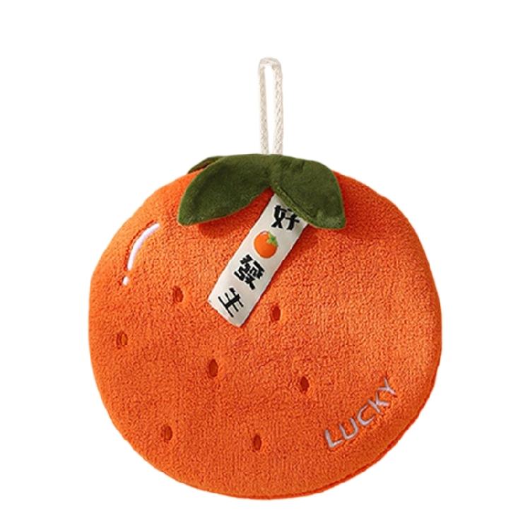 Hanging Towels Soft Coral Fleece Hanging Hand Towel In Fruit Shape Optional For Quick Drying And Easy Use In Kitchen