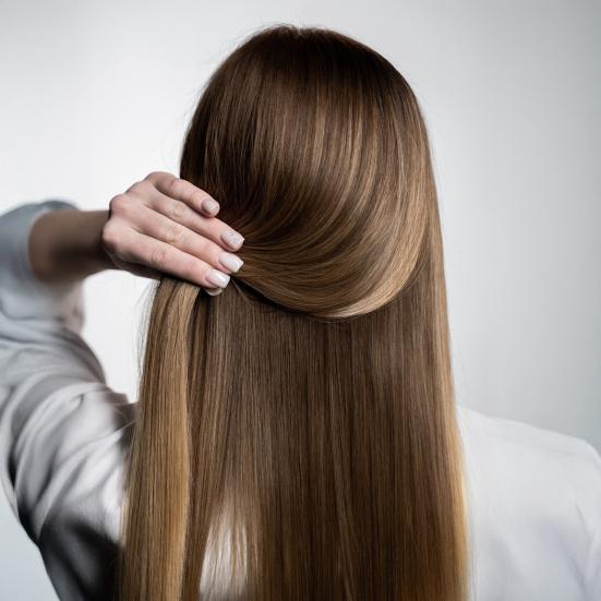 Women Clip-in Hair Extension Heat Resistant Fluffy Lightweight Invisible Natural Looking Thick Long Straight Synthetic Hairpiece