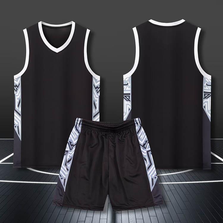 Basketball Suit Set Printed Breathable Jersey Adult Student Game Sports Children'S Training Jersey Vest