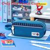 Mickey Mouse Kids Portable Dual Compartment Stationery Bag With Polyester Material For Learning
