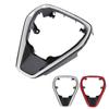 Carbon Fiber Steering Wheel Center Frame Cover Interior Car Steering Wheel Panel Moulding Trim for C