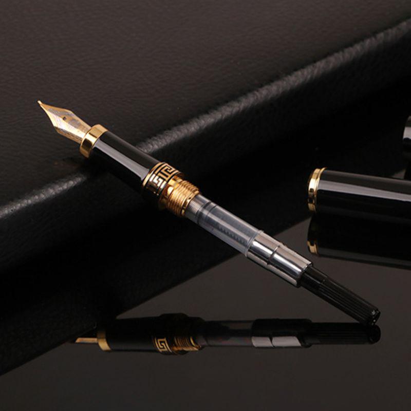 Pluma estilográfica de lujo para estudiantes, negocios, punta extrafina, caligrafía, oficina, escuela, herramienta de escritura