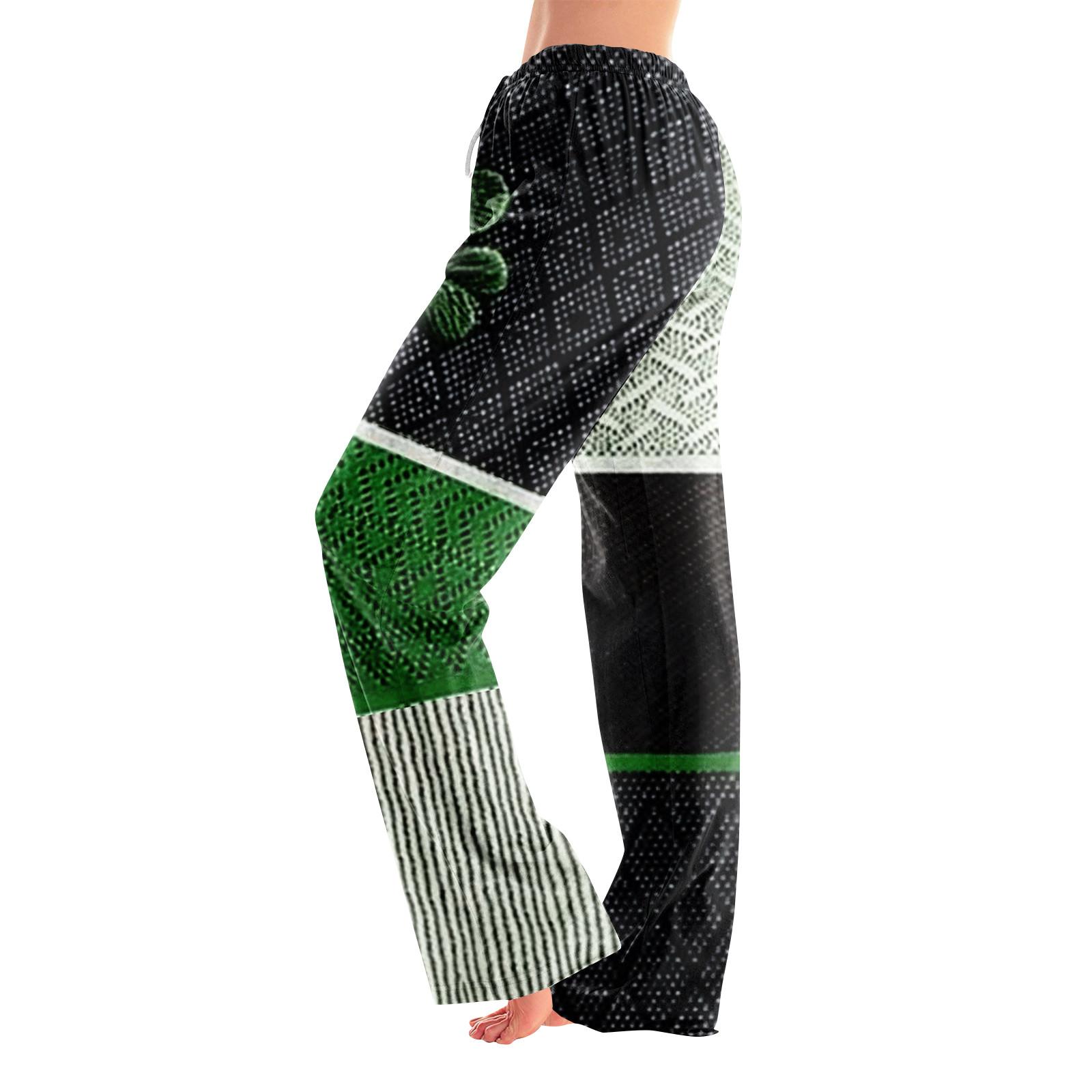 

Жіночі піжамні штани, одяг для сну, повсякденні штани на шнурках, еластичні пояси, зручні прямі вільні штани для йоги XXXL