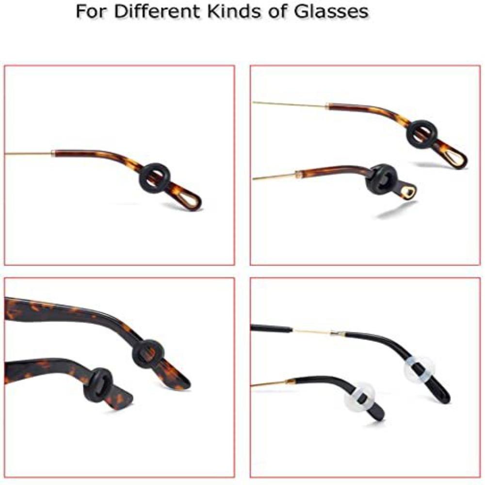 14Pairs Silicone Eyeglass Ear Grips Ear Grip Glasses Sleeve Holder Spectacles Hooks  Reading