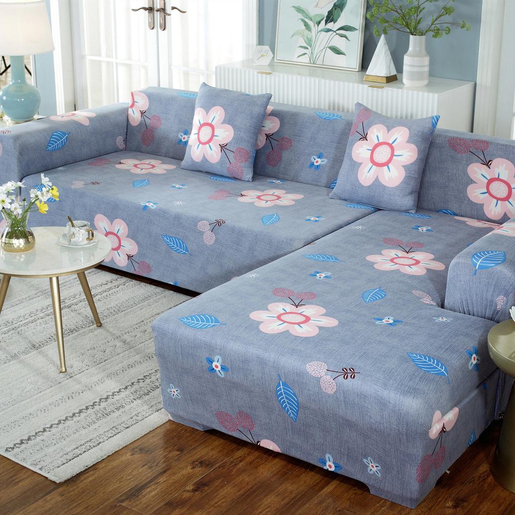 Geometry Printing Sofa Seat Cushion Cover Funiture Protector L Shape Corner Armchair Elastic Sofa Cover for Living Room Home