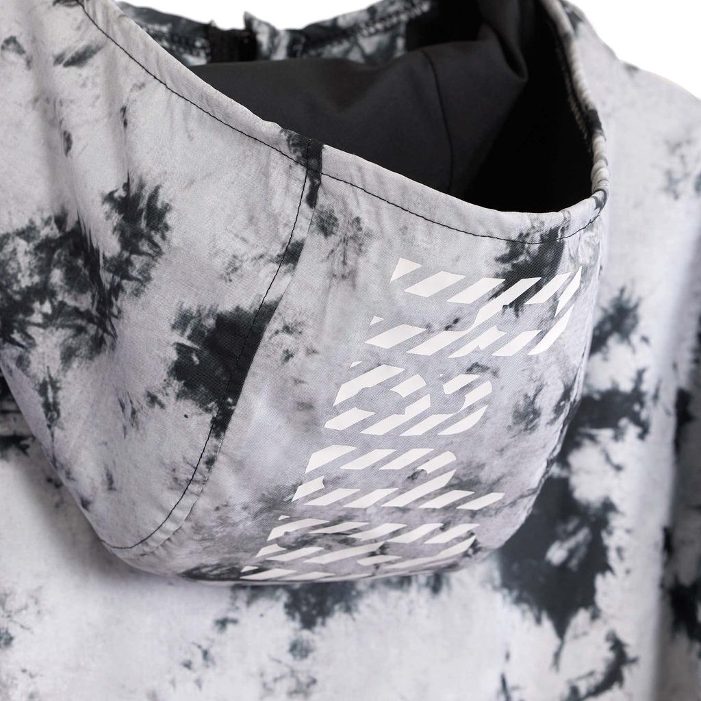 RadBlue Mountain Lightweight Outerwear for Available in a Variety of Colors TIEDYE Men's Water-Repellent Parka, Running, Raincoat, (Small, Gray)