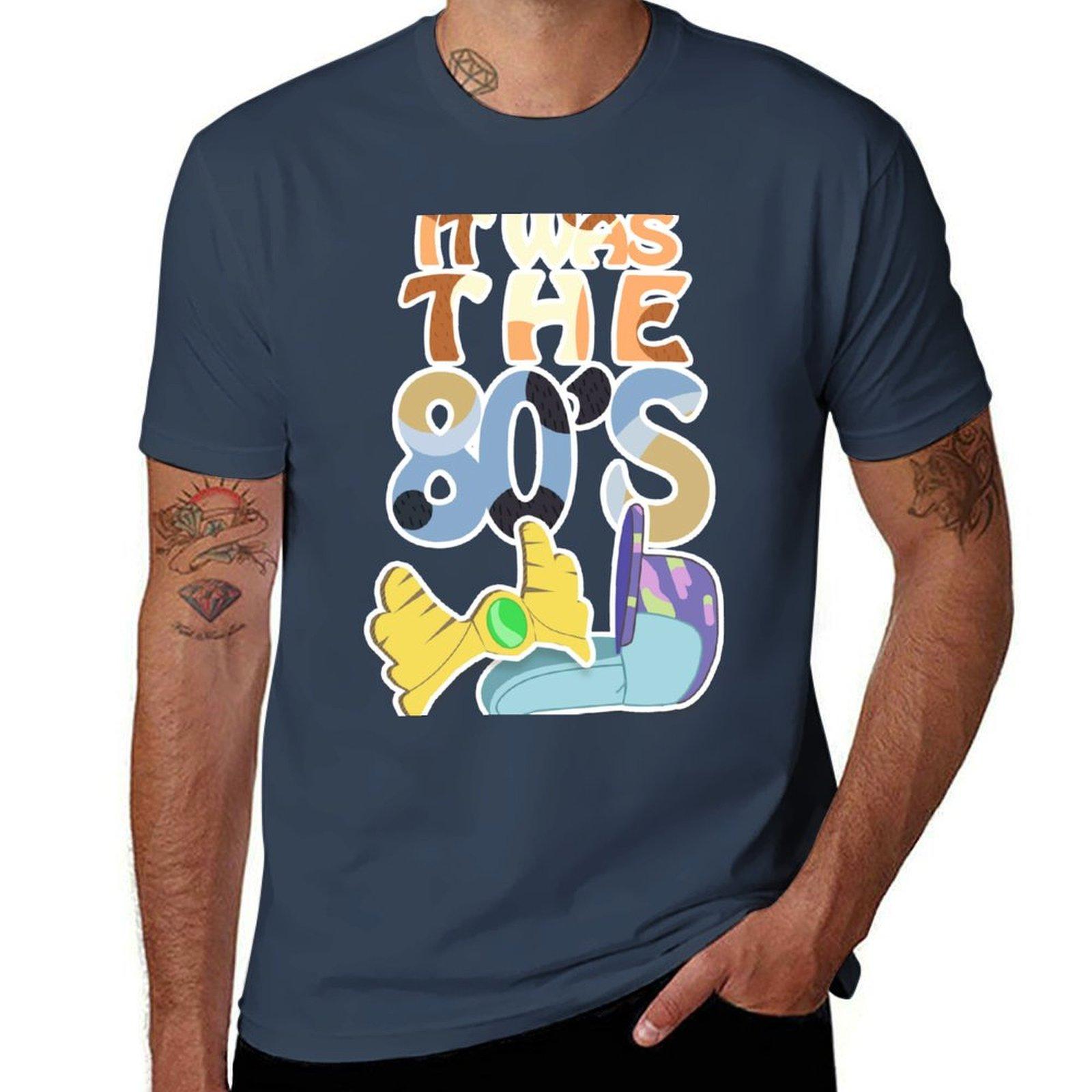 It Was The 80s Tshirt Simple Trendy Casual Tshirt S