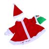 Xmas Goose Outfit Garden Yard Decoration Goose Clothing Costume for 23 Inch Statue with Hat