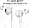 New Edition iPhone Wired USB Earphones with HIFI Sound Noise Compatible with [2025 15/16 Compatible] Type-C Mic, Quality, High-Definition Mic,