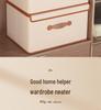 Home Wardrobe Storage Box with Lid for Clothes, Quilts, and Underwear