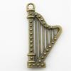Musical Charms Multi Color Alloy Guitar Pendants For Music Themed Jewelry Making
