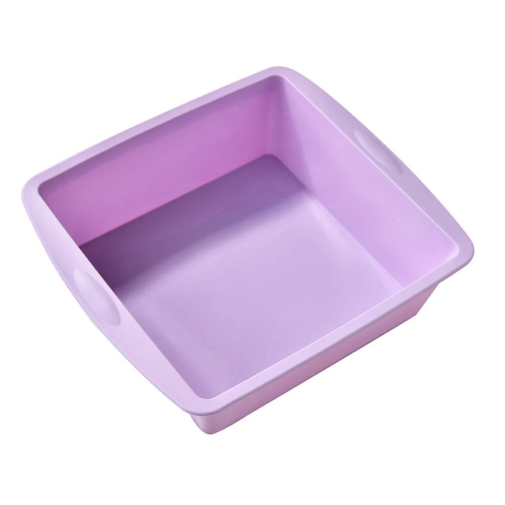 1/4Pcs Silicone Square Cake Mold Easy Release Baking Pan for Cakes Durable Kitchen Tools and Accessories for Home Use