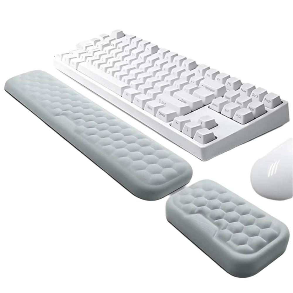 2Pcs/Set Wrist Rest Mouse Wrist Support Pad Creative Keyboard Hand Cushion  Computer Accessories