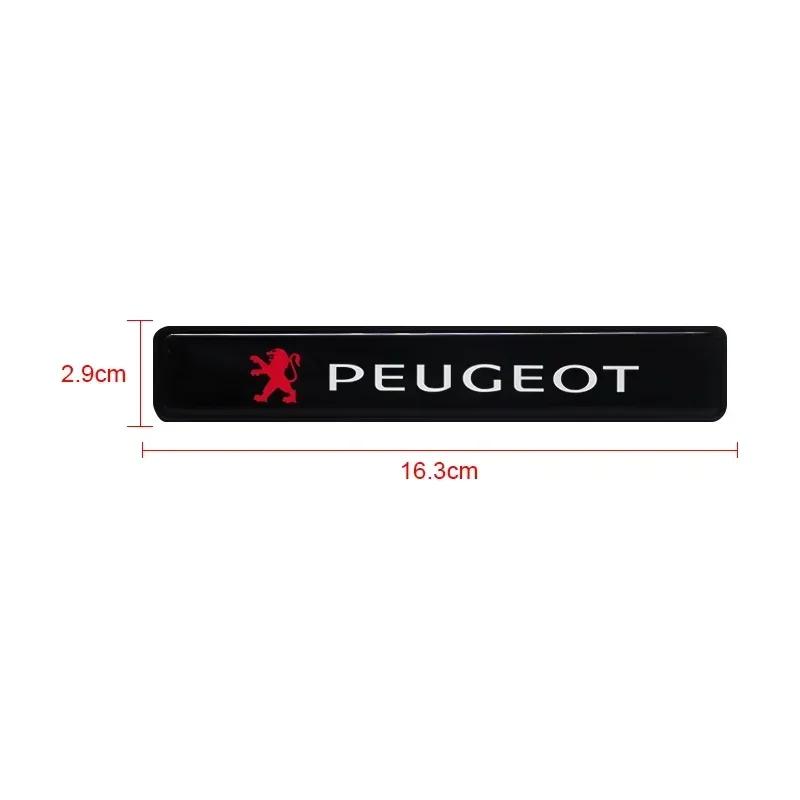 For Peugeot Car Decorative Light LED Front Hood Grille Emblem Badge Decor For Peugeot 206 307 308 3008 207 208 407 508 2008 5008