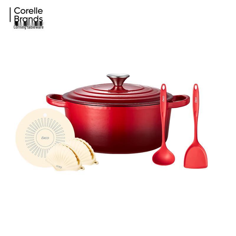 Corning Enamel Pot