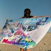 M-Magilumiere Co Ltd Cartoon Bath Towel Microfiber Soft Water Absorbing Breathable For Girl Kids Decorative Cartoon Beach Towel
