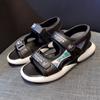 Fashion 2025 Summer New Sandals Women's Large 41 42 Thick Bottom Junior High School Student Small 34 Super Hot Sports Sandals